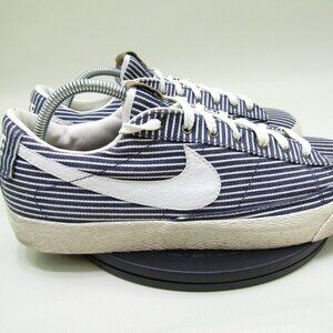 Nike Shoes Mens 10 Pinstripe Multicolor Preppy Nautical Swoosh Logo 314995-412